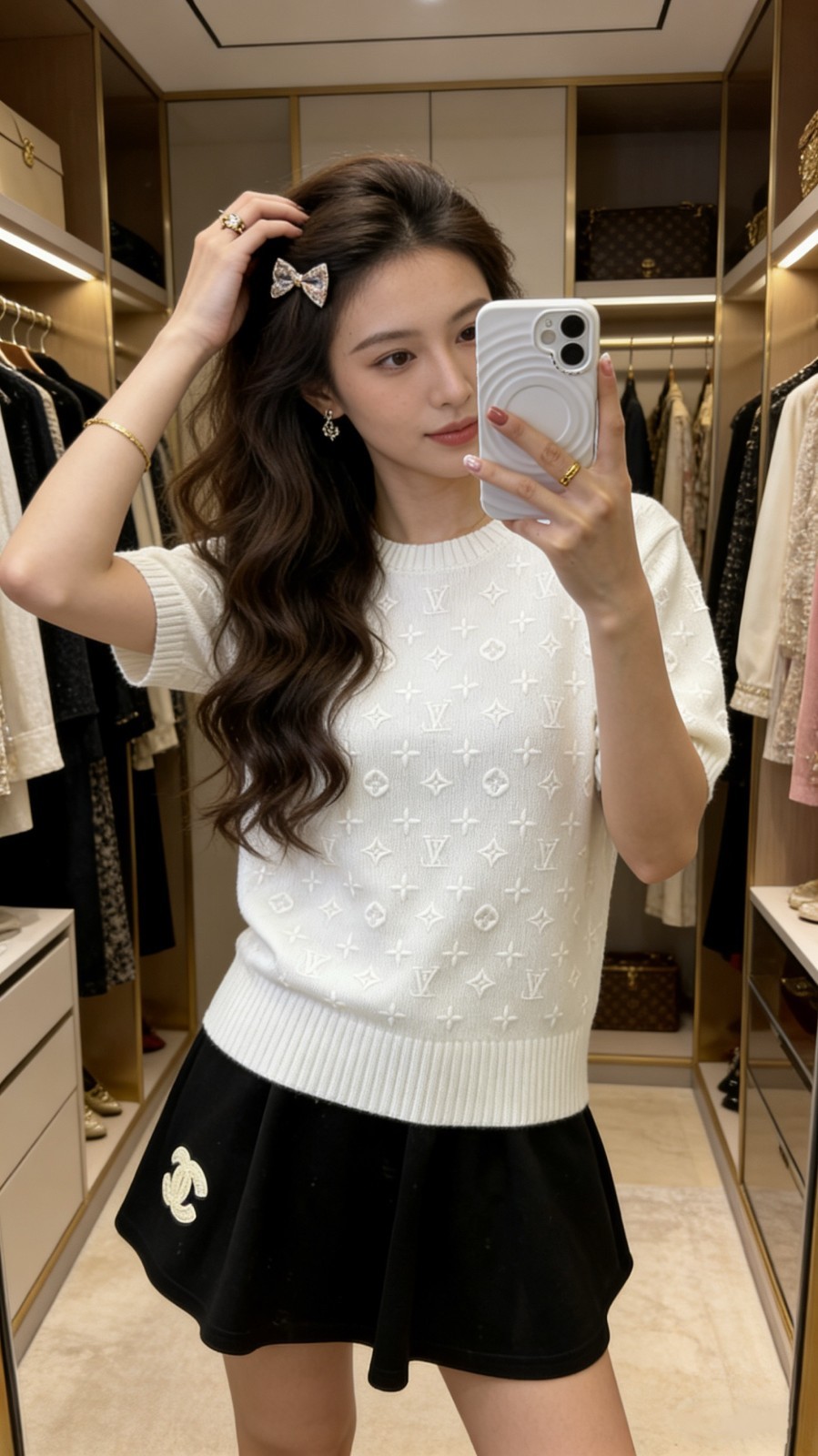 2026 womens short sleeve knit top round neck sweater high quality new